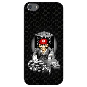Чохли з крутими принтами для iPhone 5 / 5s / SE - (PREMIUMPrint) (Супер Маріо)