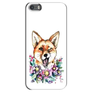 Чохли з картинкою Лисичка для iPhone 5 / 5s / SE (VPrint) (Весела лисичка)