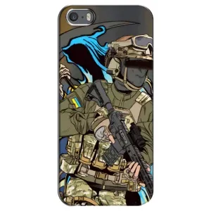 Чехлы с картинкой ЗСУ для iPhone 5 / 5s / SE (AlphaPrint) (Воїн ЗСУ)