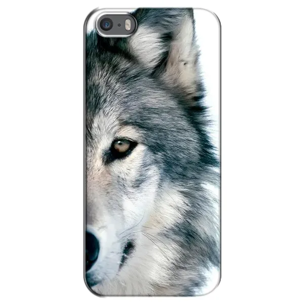 Чохол з принтом «Вовк» для iPhone 5 / 5s / SE