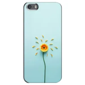 Чохли з квітами для iPhone 5 / 5s / SE (VPrint) (Жовта квітка)