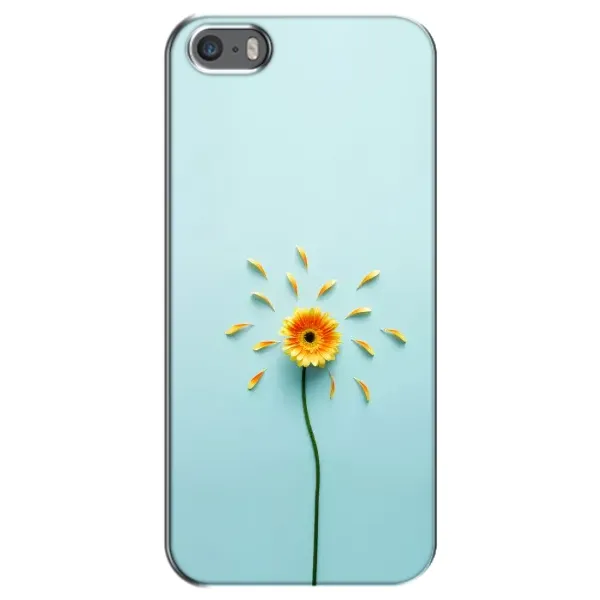 Чохол з принтом «Жовта квітка» для iPhone 5 / 5s / SE
