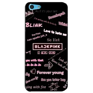 Чехол с музыкальной группой для iPhone 5c (BLACKPINK)