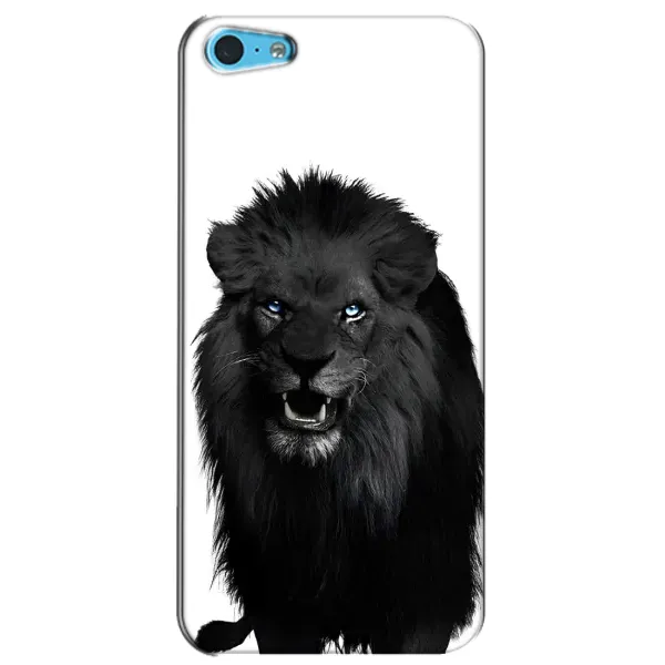 Чехол с принтом «Черный ЛЕВ» для iPhone 5c