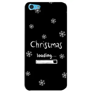 Рождественские, Праздничные Чехлы для Айфон 5с (Christmas loading)