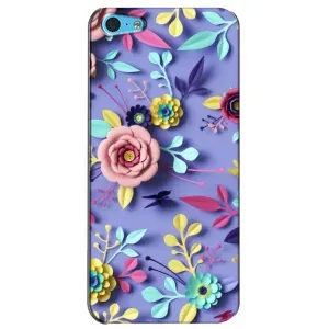 Чохли з квітами для iPhone 5c (VPrint) (Дизайн квітів)