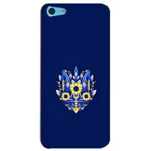 Чохли для iPhone 5c Укр. Символіка (AlphaPrint) (Квітковий Герб)