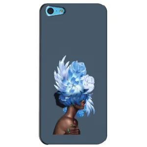 Чехлы (ART) Цветы на iPhone 5c (VPrint) (Квіти на голові)