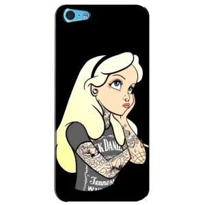 Чохол з друком для iPhone 5c - (Мода) (AlphaPrint) (Дівчина в тату)