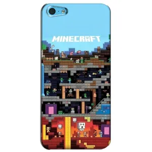 Чохол Майнкрафт на iPhone 5c (AlphaPrint) Minecraft (фон Minecraft)