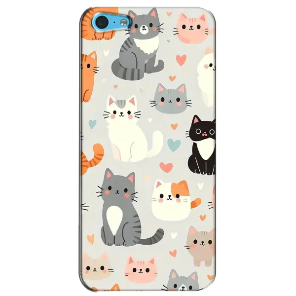 Чехол с принтом «Коллаж котов» для iPhone 5c