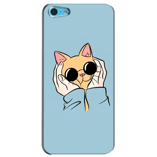 Чехол с принтом «Котик в очках» для iPhone 5c