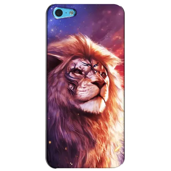 Чохол з принтом «Красочний Лев» для iPhone 5c