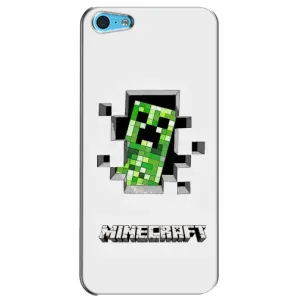 Чохол Майнкрафт на iPhone 5c (AlphaPrint) Minecraft (кріпер Майнкрафт)