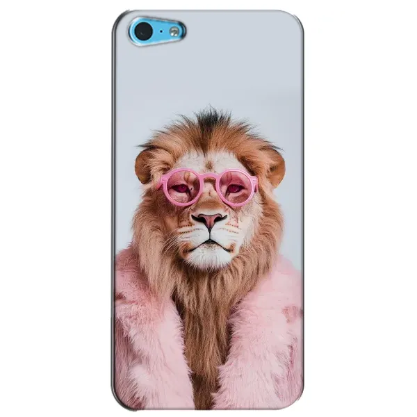Чехол с принтом «Лев в очках» для iPhone 5c