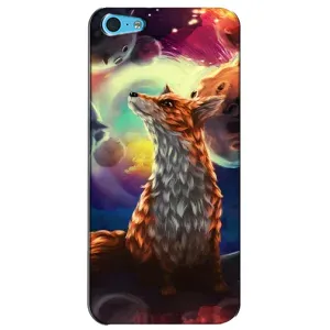 Чохли з картинкою Лисичка для iPhone 5c (VPrint) (Лисичка в космосі)