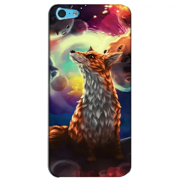 Чохол з принтом «Лисичка в космосі» для iPhone 5c