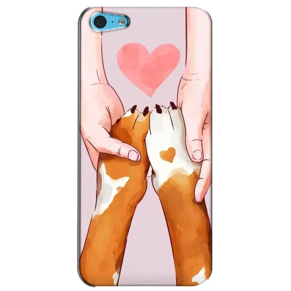 Чохол з принтом «Любовь до собак» для iPhone 5c