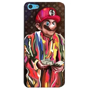 Брендновые Чехлы для iPhone 5c - (PREMIUMPrint) (Mario LV)