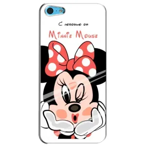 Эксклюзивный чехол для iPhone 5c (AlphaPrint - Мультяшные) (Маус Минни)