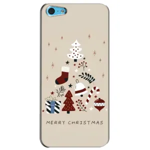 Рождественские Чехлы для iPhone 5c (VPrint) (Merry Christmas)