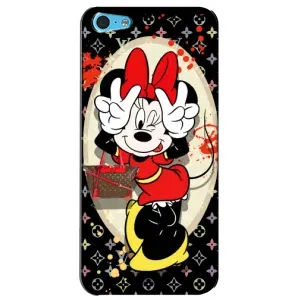 Чехол Disney Mouse iPhone 5c (PREMIUMPrint) (Минни peace)