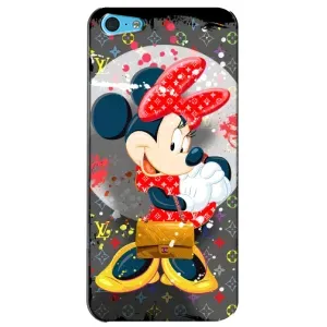 Чехол Disney Mouse iPhone 5c (PREMIUMPrint) (Minni с бантиком)
