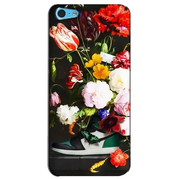 Чехол с принтом «Nike цветы» для iPhone 5c