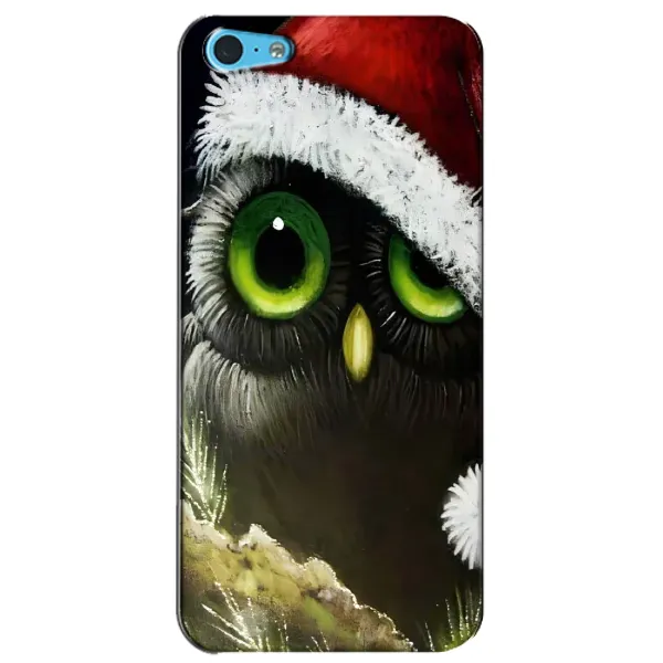 Чехол с принтом «Новогодняя Сова» для iPhone 5c