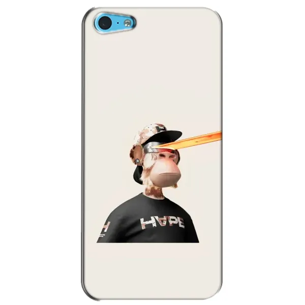 Чехол с принтом «обезьяна NFT в очках» для iPhone 5c