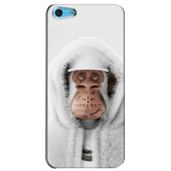 Чехол с принтом «обезьяна NFT в тату» для iPhone 5c