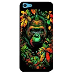 Чехол с Обезьянами iPhone 5c - (AlphaPrint) (Обезьяна в тропиках)