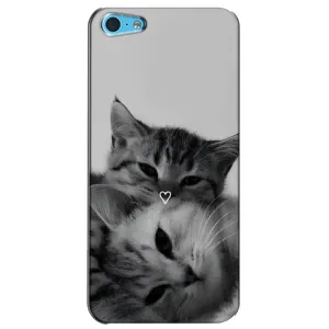 Чехол с рисунком кот на iPhone 5c (Пара котов)