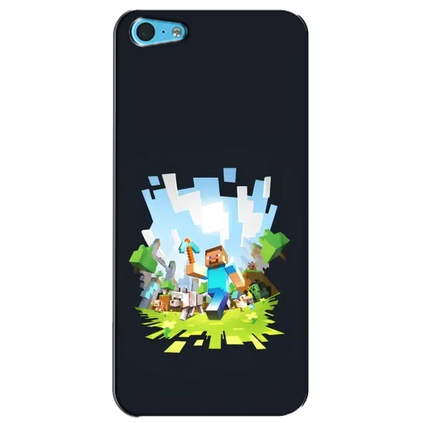 Чохол з принтом «персонажі Minecraft» для iPhone 5c