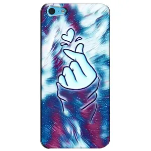 Чохол з принтом «Радужне серце» для iPhone 5c