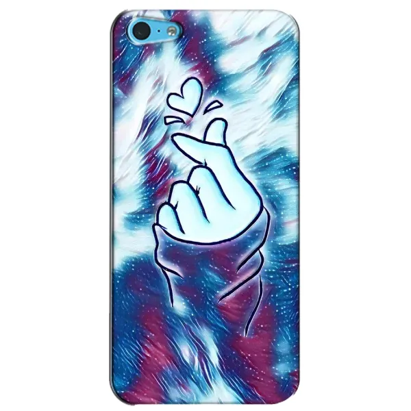 Чохол з принтом «Радужне серце» для iPhone 5c