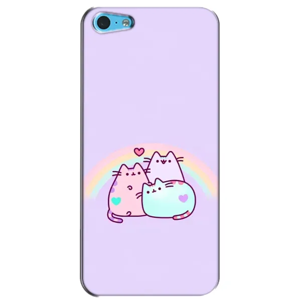 Чехол с принтом «Радужные котики» для iPhone 5c