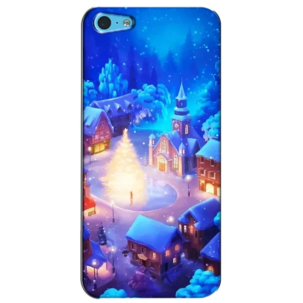 Чехол с принтом «Рождественский город» для iPhone 5c