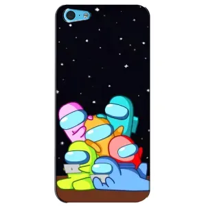 Чехол Амонг Ас для iPhone 5c (AlphaPrint) (Скины в космосе)