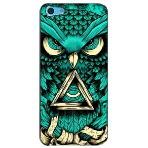 Чехол с птицами на iPhone 5c (VPrint) (Сова с глазом)