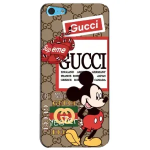 Чехол Disney Mouse iPhone 5c (PREMIUMPrint) (Стильный Микки)