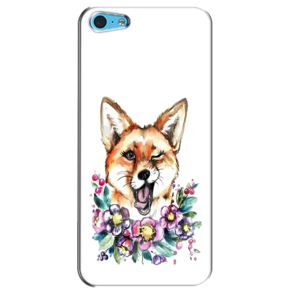 Чохол з принтом «Весела лисичка» для iPhone 5c