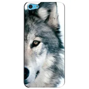 Чехлы с картинками животных iPhone 5c (Волк)