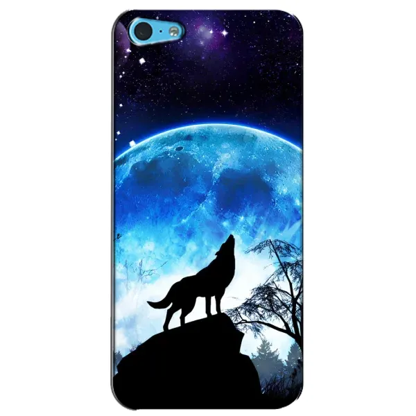 Чехол с принтом «Волк на луну» для iPhone 5c Чехол с принтом «Волк на луну» для iPhone 5c