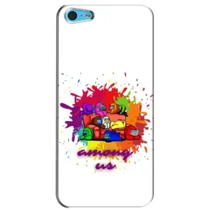 Чехол Амонг Ас для iPhone 5c (AlphaPrint) (Яркий АмонгАс)