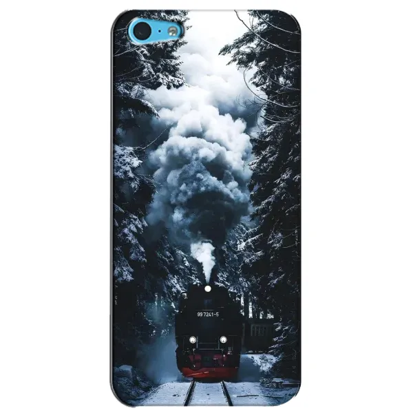 Чехол с принтом «Зимний поезд» для iPhone 5c