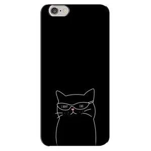 Чехол с рисунком кот на iPhone 6 Plus / 6s Plus (Равнодушный кот)