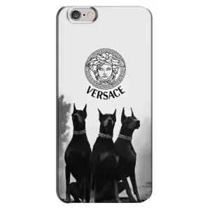 Чехлы VERSACE для Айфон 6 Плюс / 6с Плюс (PREMIUMPrint) (Доберман Версаче)