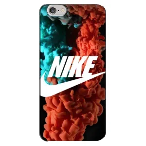 Чехол для iPhone 6 Plus / 6s Plus - с принтом Найк (AlphaPrint) (Дымчатый найк)