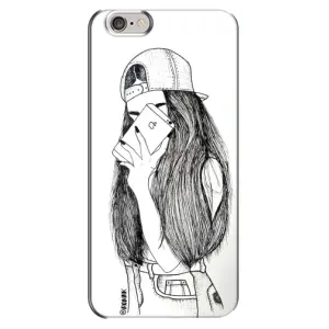 Чехол с печатью для iPhone 6 Plus / 6s Plus - (Мода) (AlphaPrint) (Фото девочки)